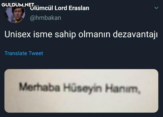 Ölümcül Lord Eraslan...