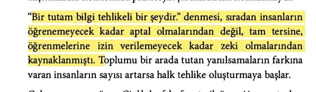 "Bir parça bilgi,...