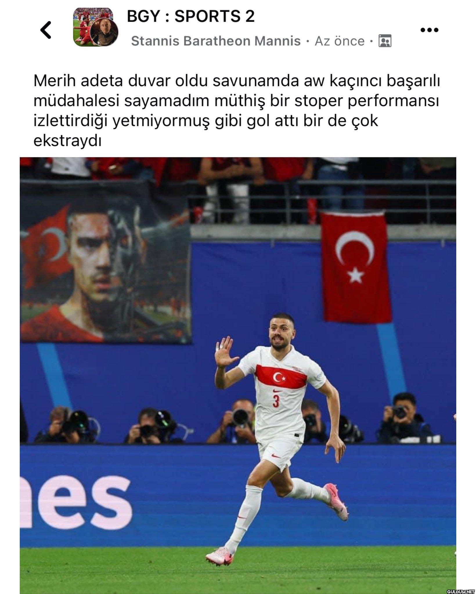 Merih Demiral saygı...