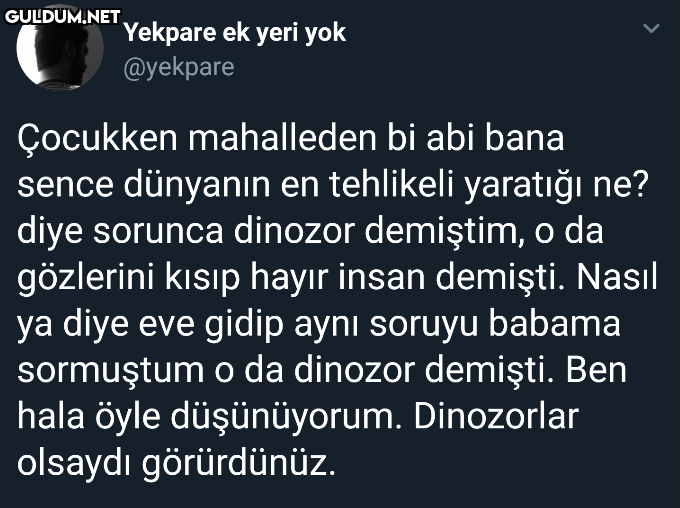 Yekpare ek yeri yok...