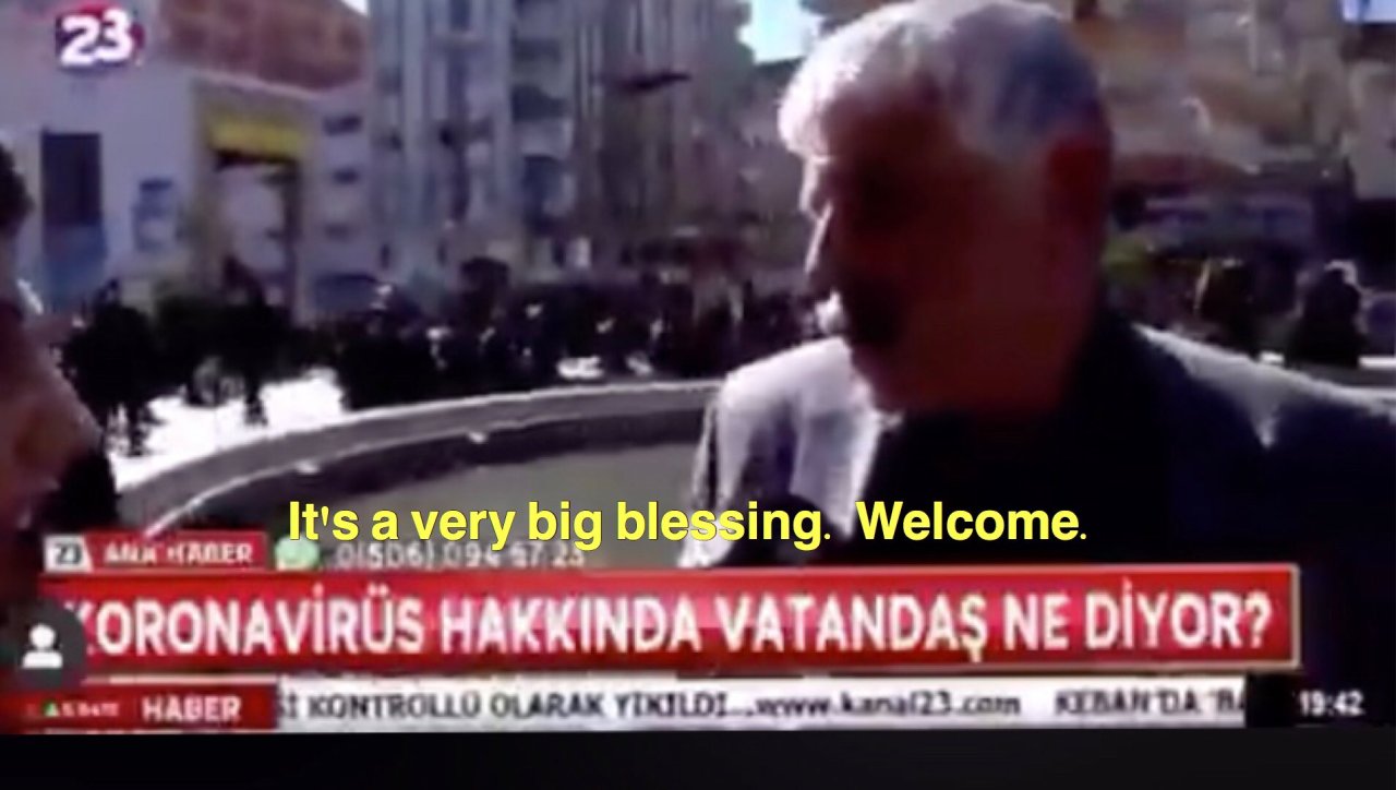 Corona virus ve sokak...