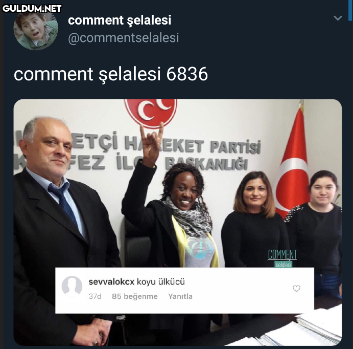 comment şelalesi...