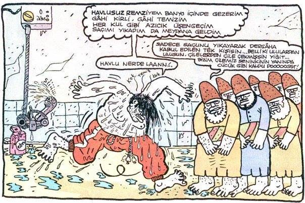 - Havlusuz REMZİ'yem banyo...