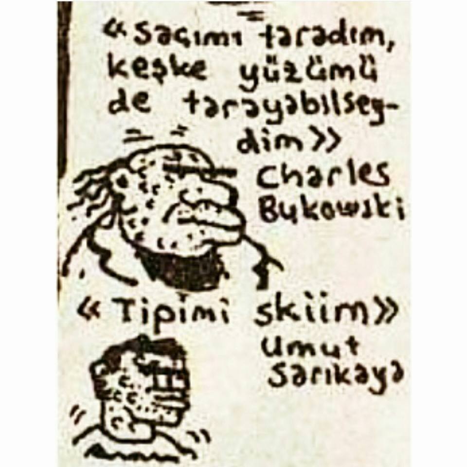 " saçımı taradım,keşke...