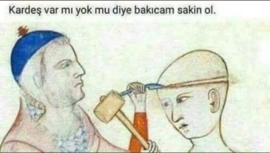 kardes var mi yok mu diye...