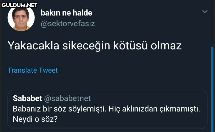 bakın ne halde...