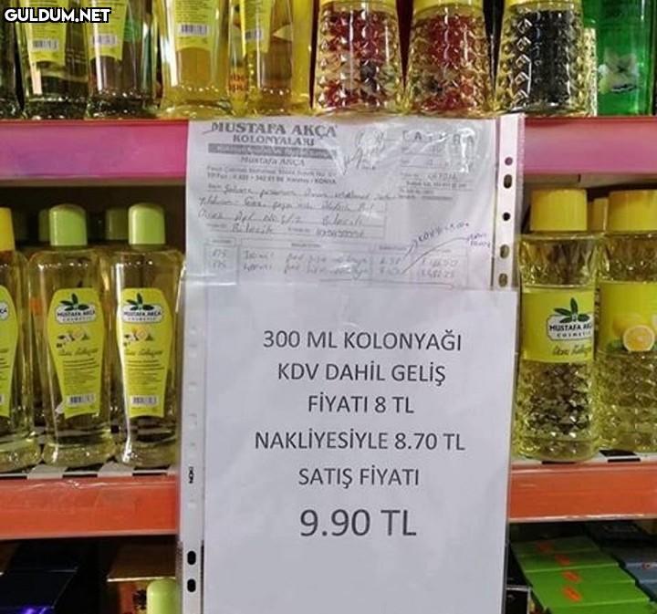 Fahiş fiyata satıyorsun...