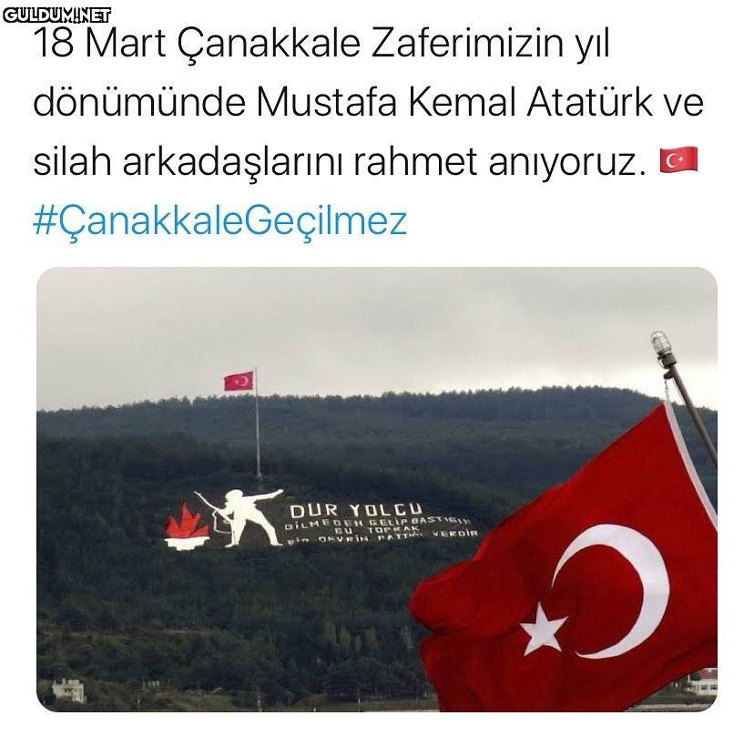 Çanakkale zaferimiz kutlu...