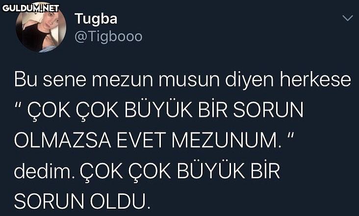 Tugba @Tigbooo Bu sene...