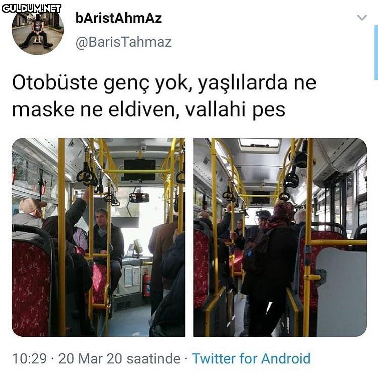 Cidden bu yaşlılar...