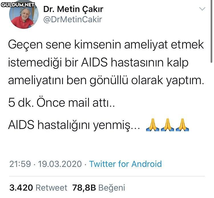Dr. Metin Çakır...