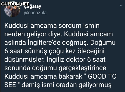 Çağatay @cacazula Kuddusi...