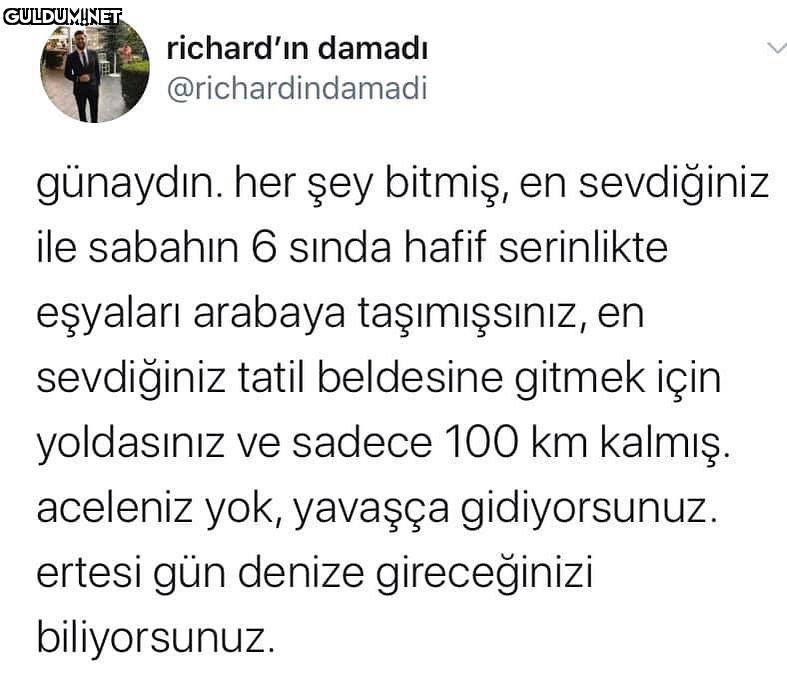 richard'ın damadı...