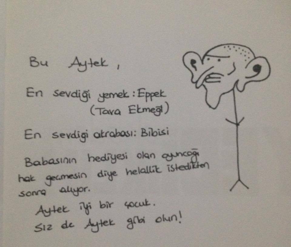 Bu Aytek
En sevdiği yemek:...