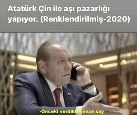 Atatürk çin ile aşı...