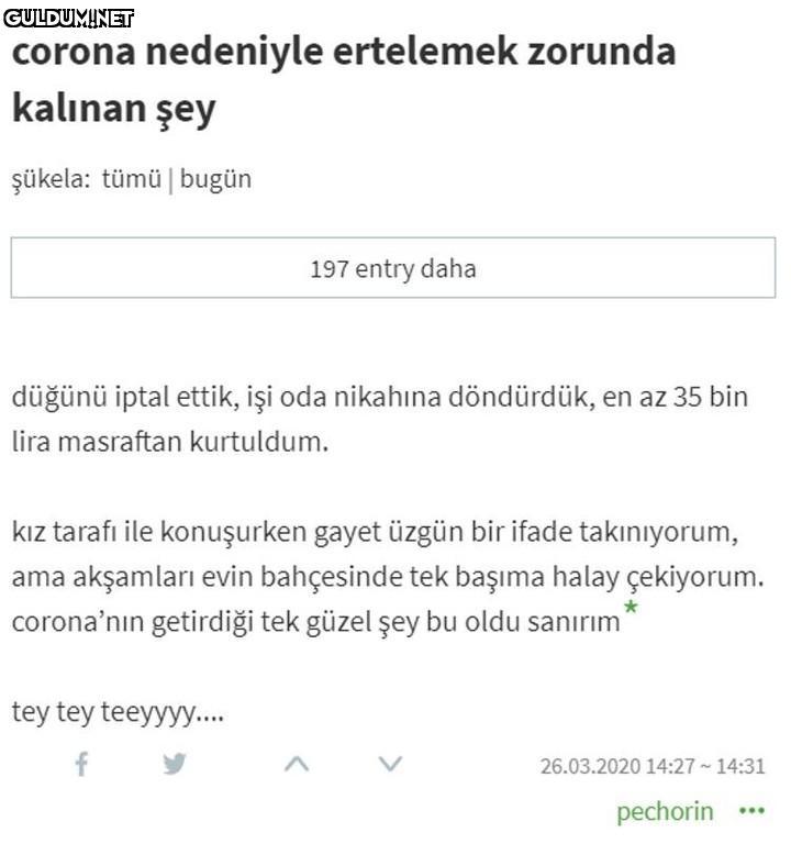 corona nedeniyle ertelemek...