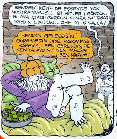 - Sendeki keyif de eşşekte...