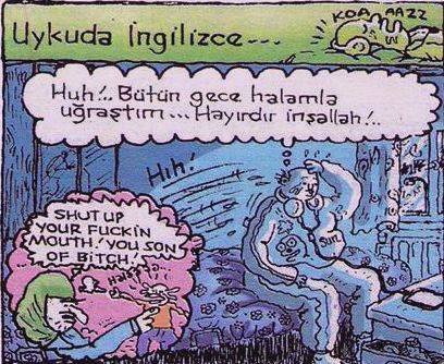 Uykuda ingilizce...

Huh.....