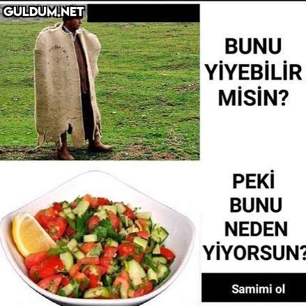 BUNU YİYEBİLİR MİSİN? PEKİ...