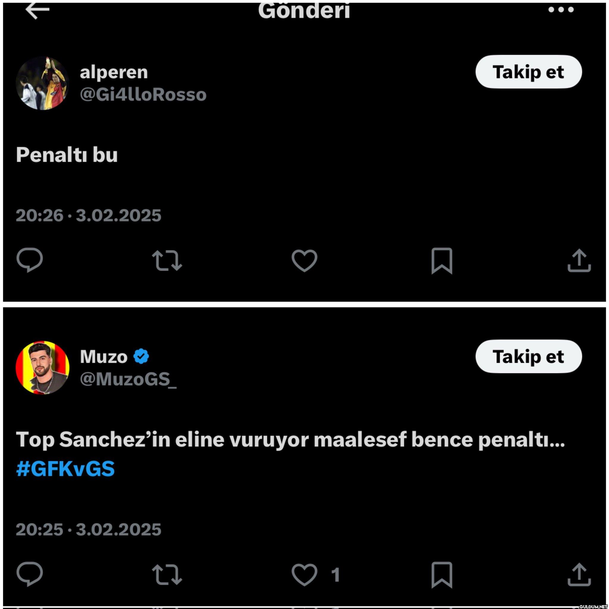 Ben demiyorum, gsliler...