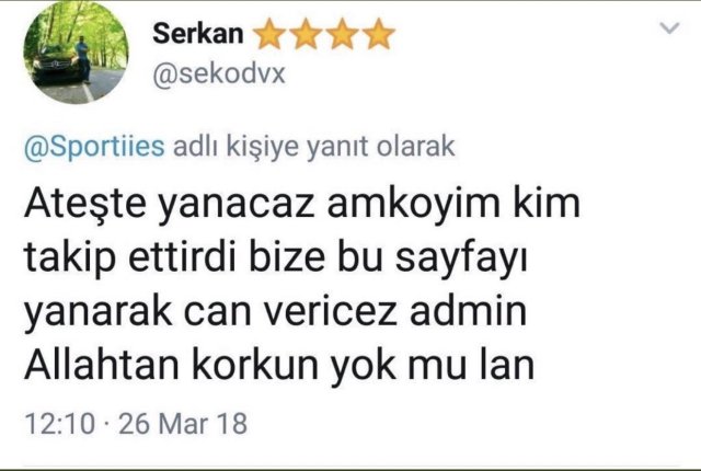 Aşırı saçma tivit...