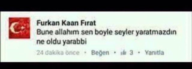 Aşırı saçma tivit...