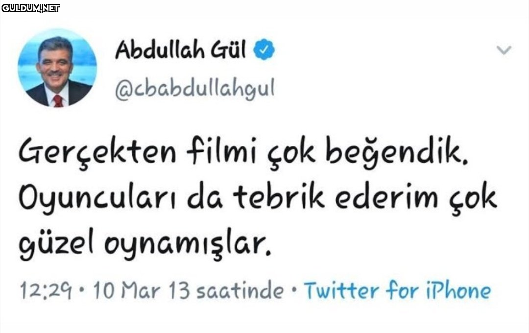 Abdullah Gül...