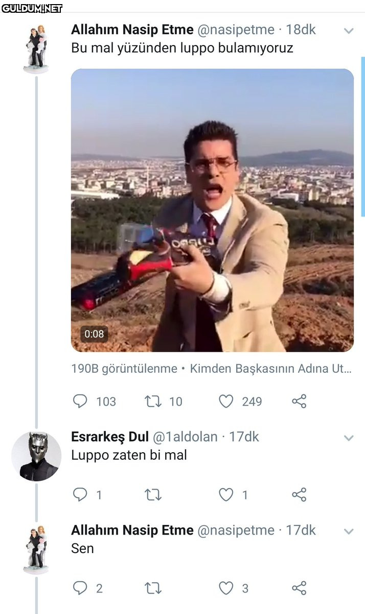 Allahım Nasip Etme...