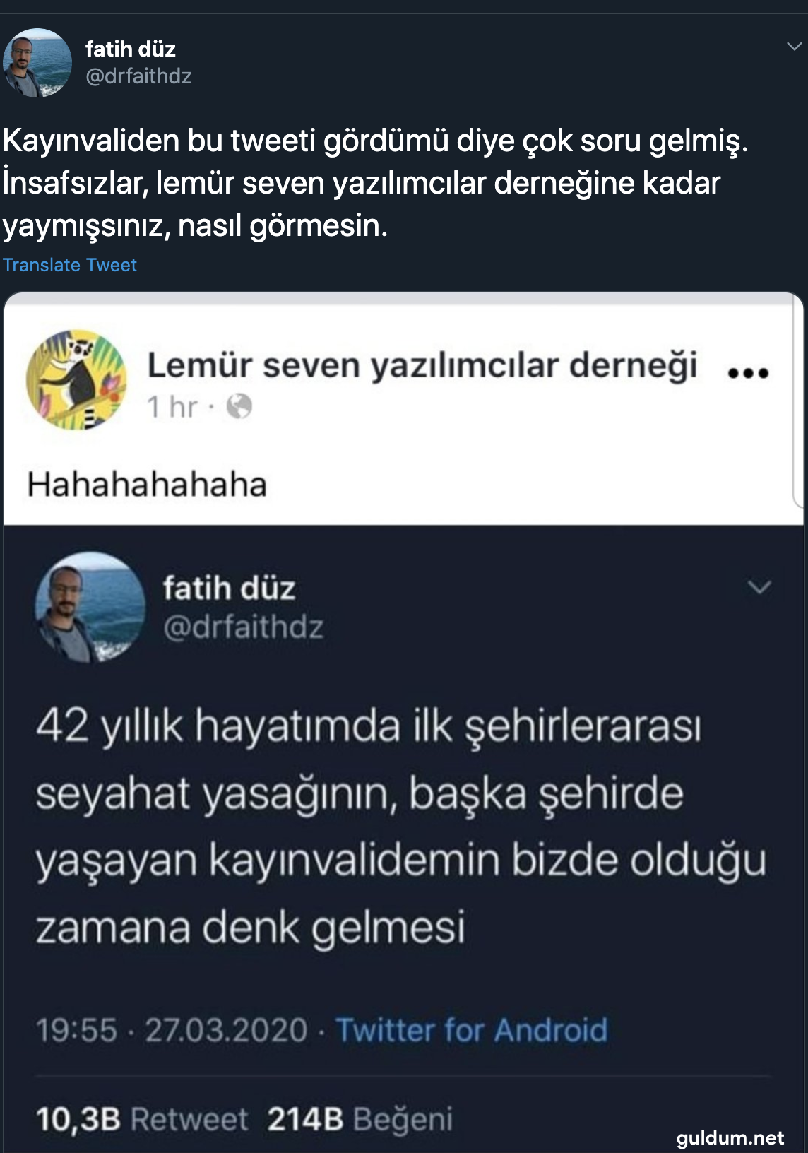 Lemur seven yazılımcılar...