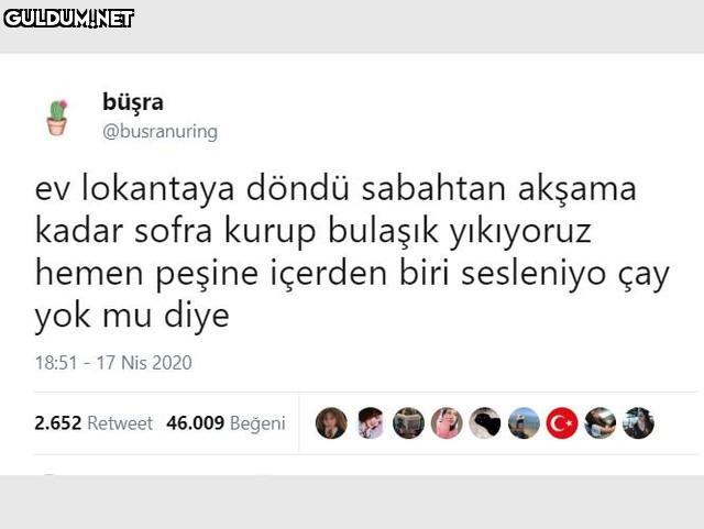 @busranuring ev lokantaya...