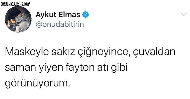 Hayal edince güldüm...