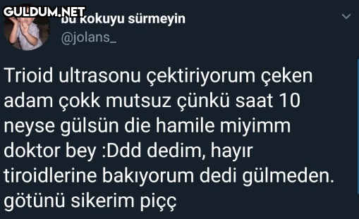 bu kokuyu sürmeyin...