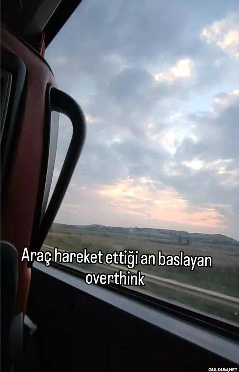Araç hareket ettiği an...