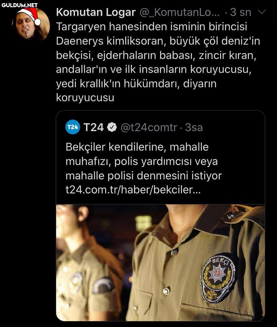 Bekçilere isim önerisi...