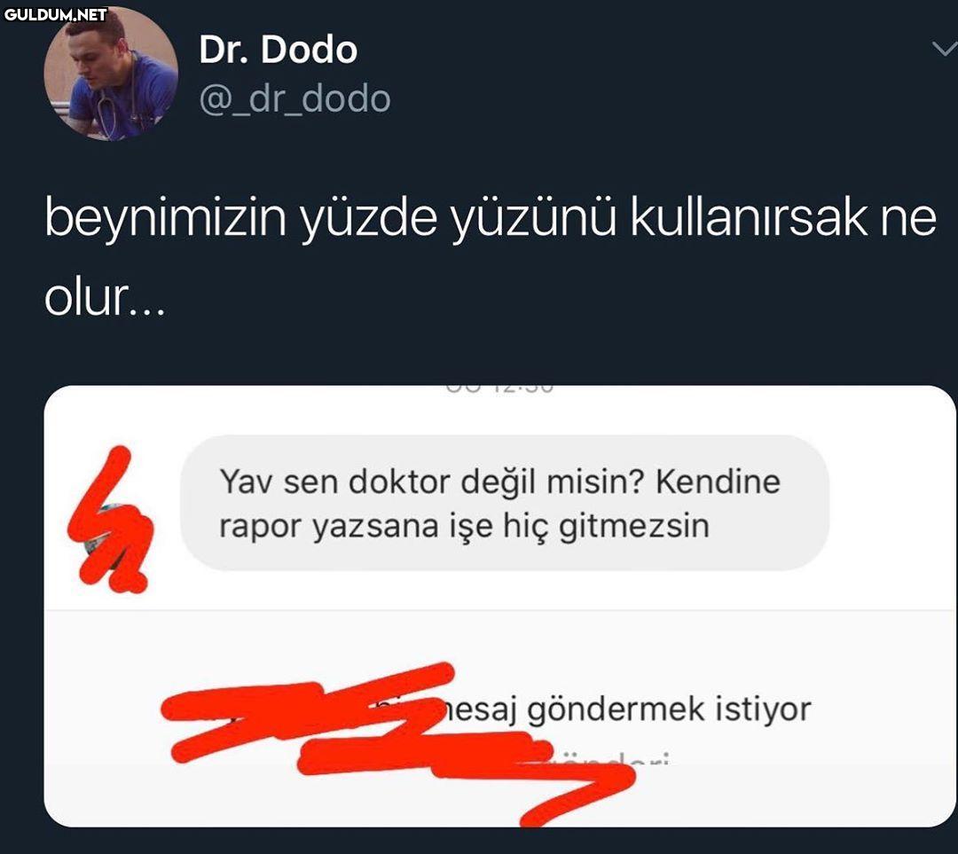 e mantıklı Dr. Dodo...