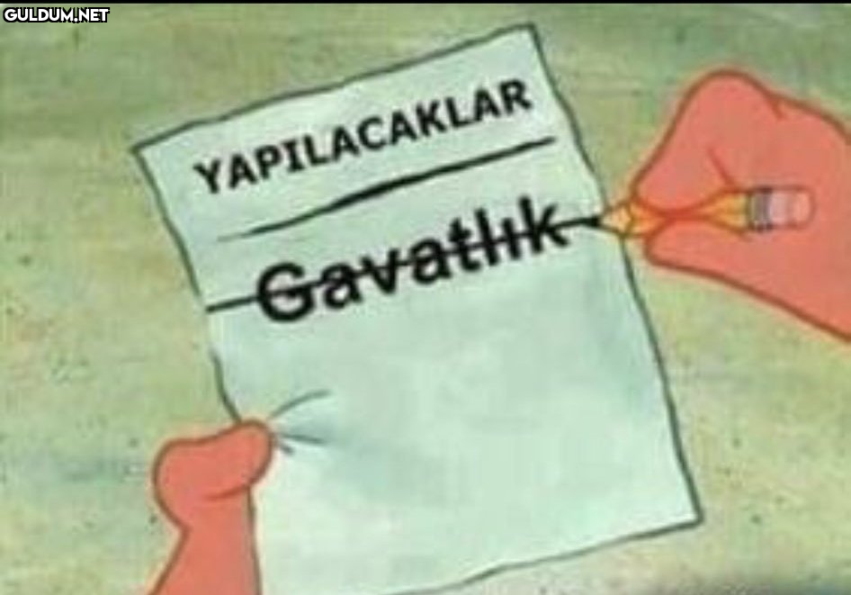 YAPILACAKLAR Gavathık