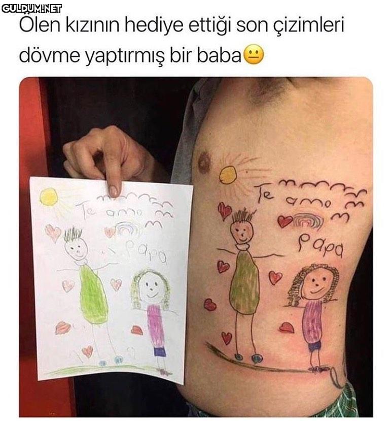 Ölen kızının hediye ettiği...