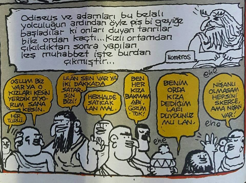 Odiseus ve adamları bu...