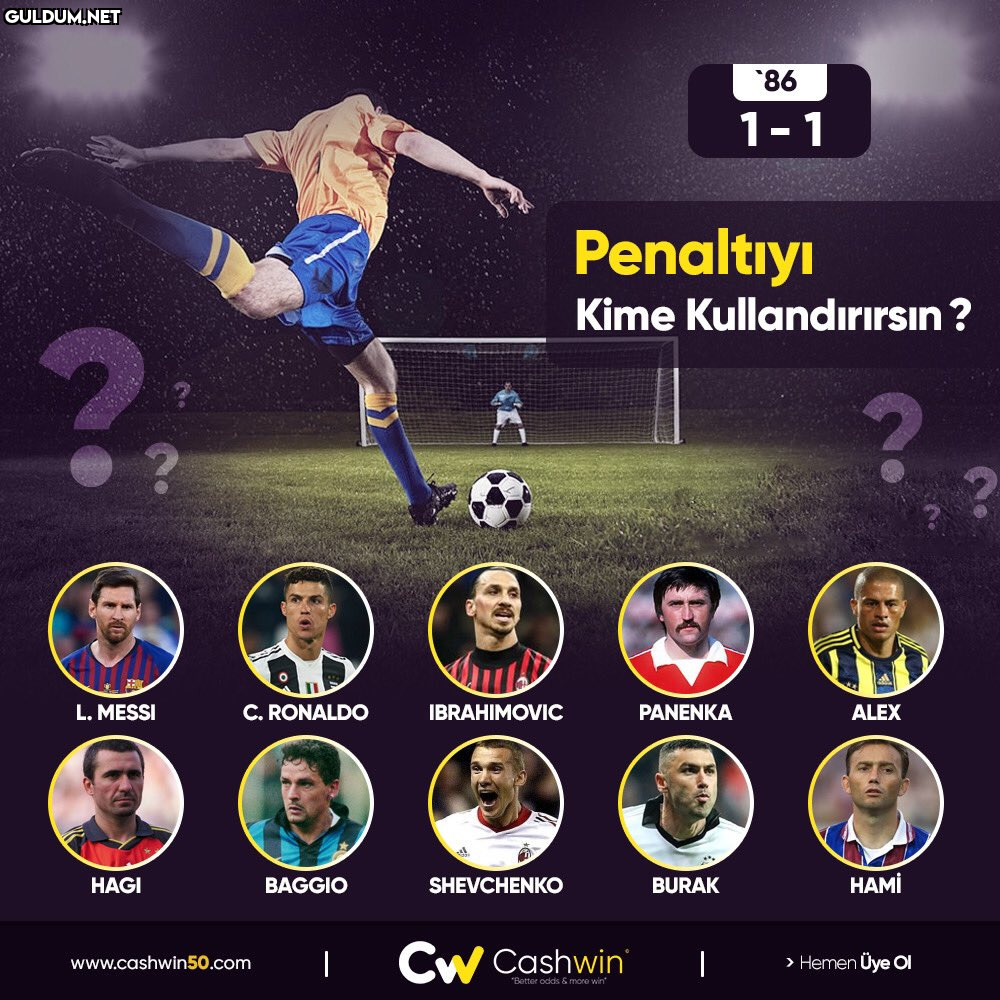 98. 1-1 Penaltıyı Kime...