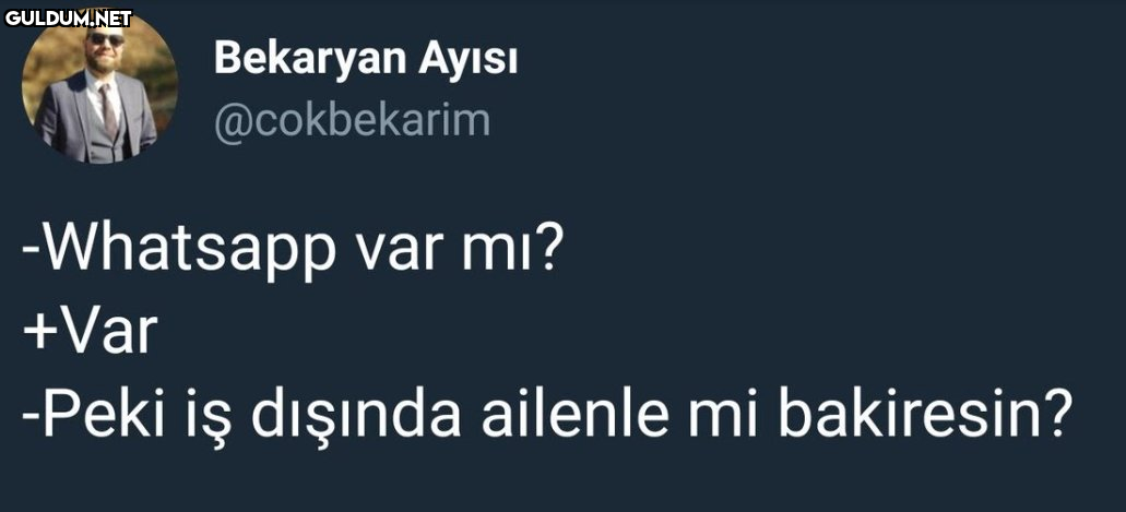 Bekaryan Ayısı @cokbekarim...