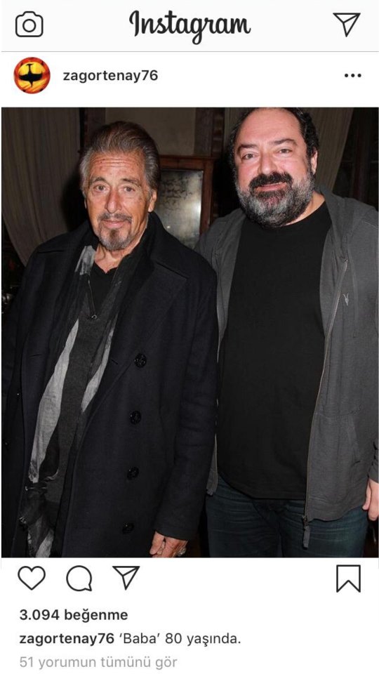 Nevzat Aydın al Pacino ile...