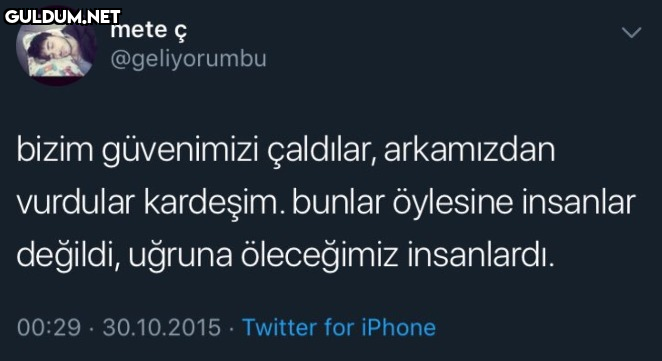 mete ç @geliyorumbu bizim...