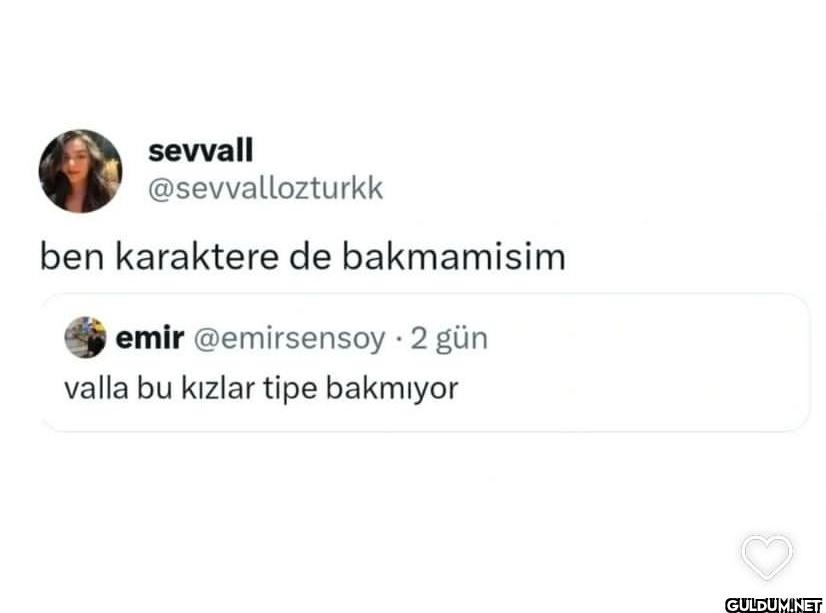 ben karaktere de...