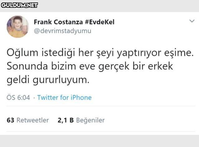 Frank Costanza #Evdekel...