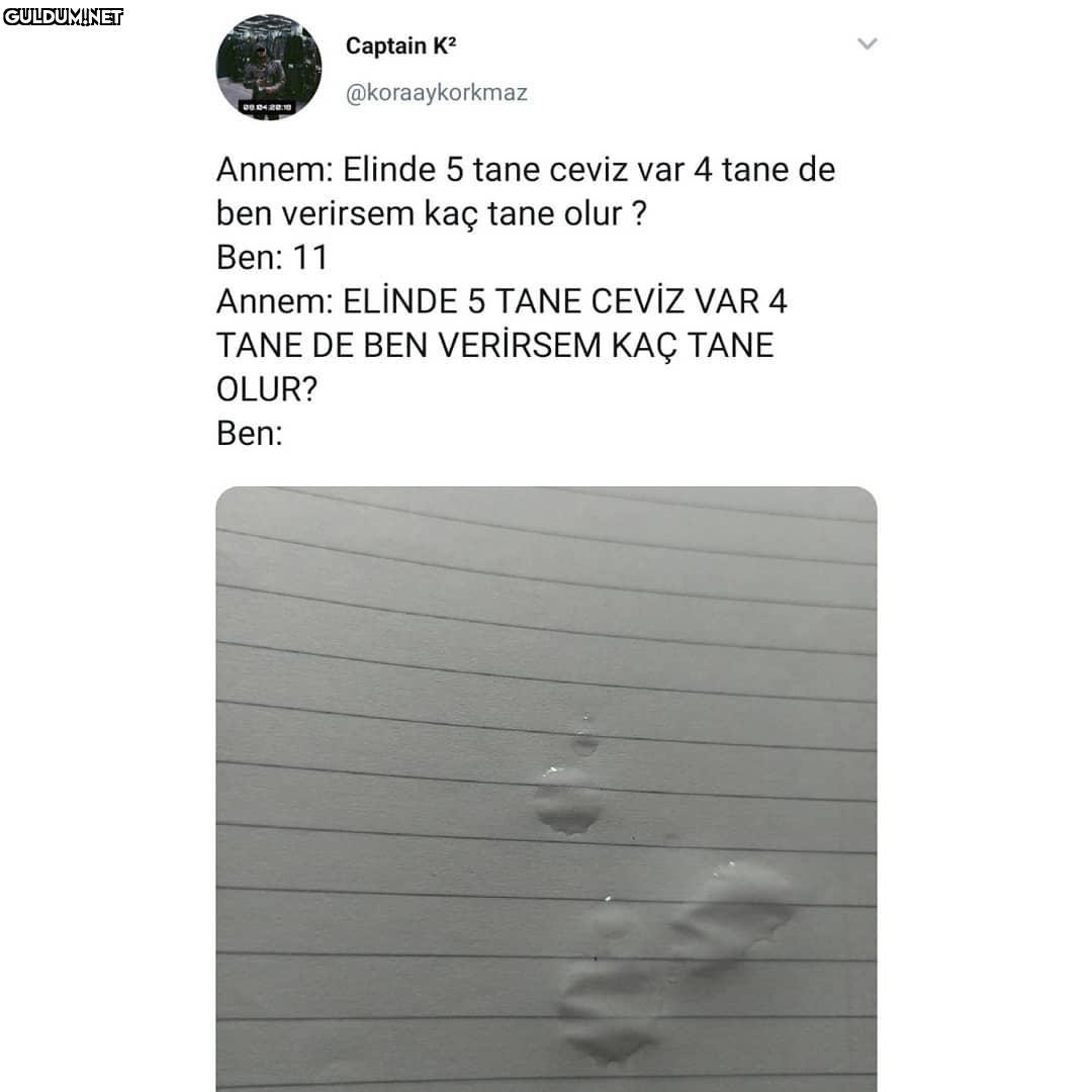 Annesinin ses tonuyla...