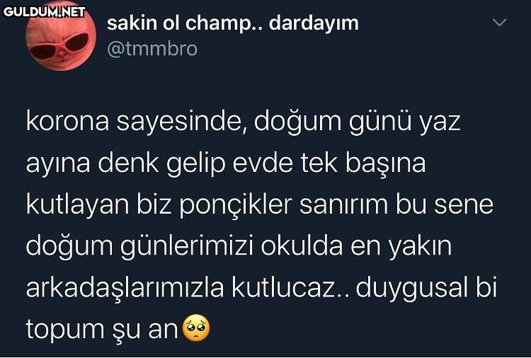 sakin ol champ.. dardayım...