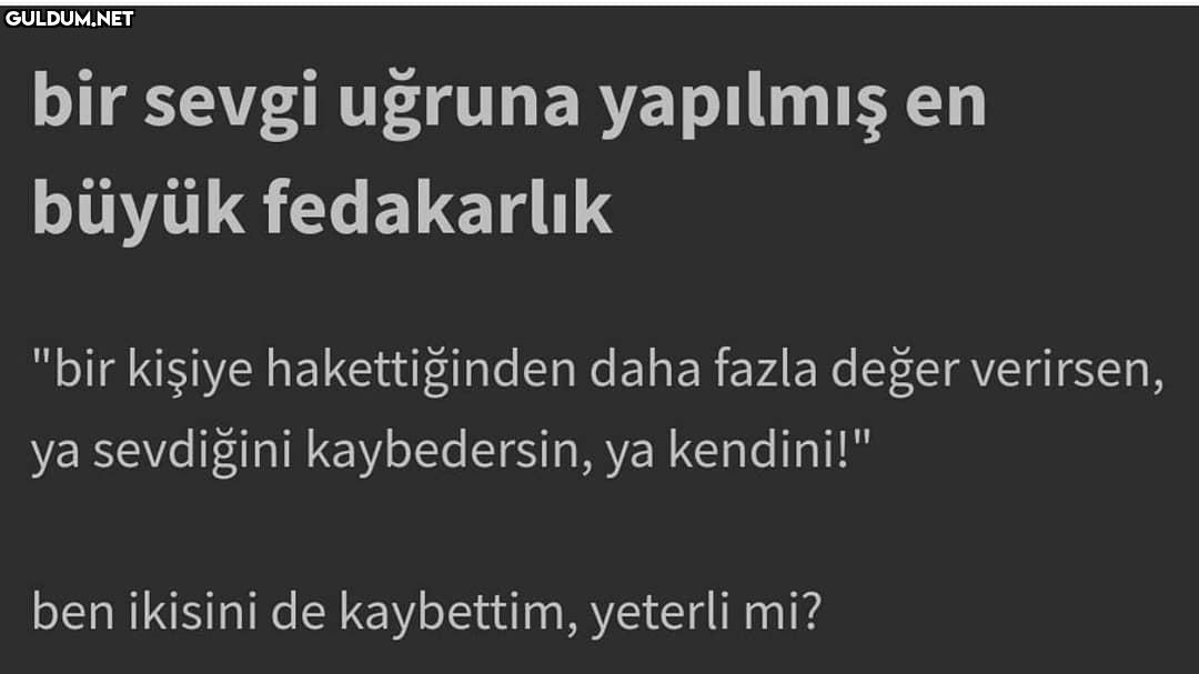 ikisini kaybedenlere selam...
