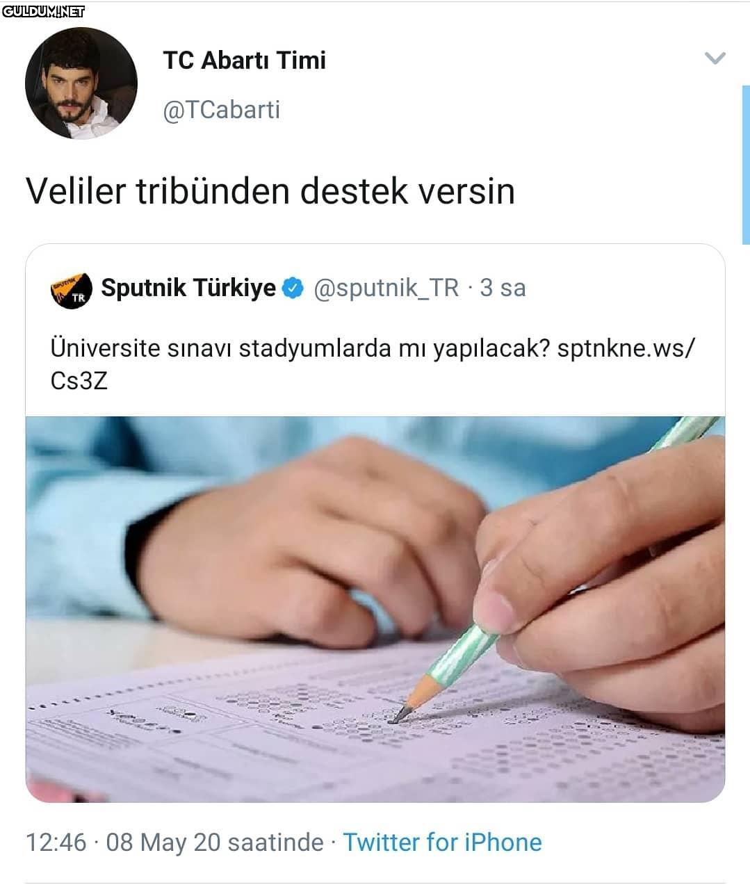 Giriyoruz biz bu sınava...