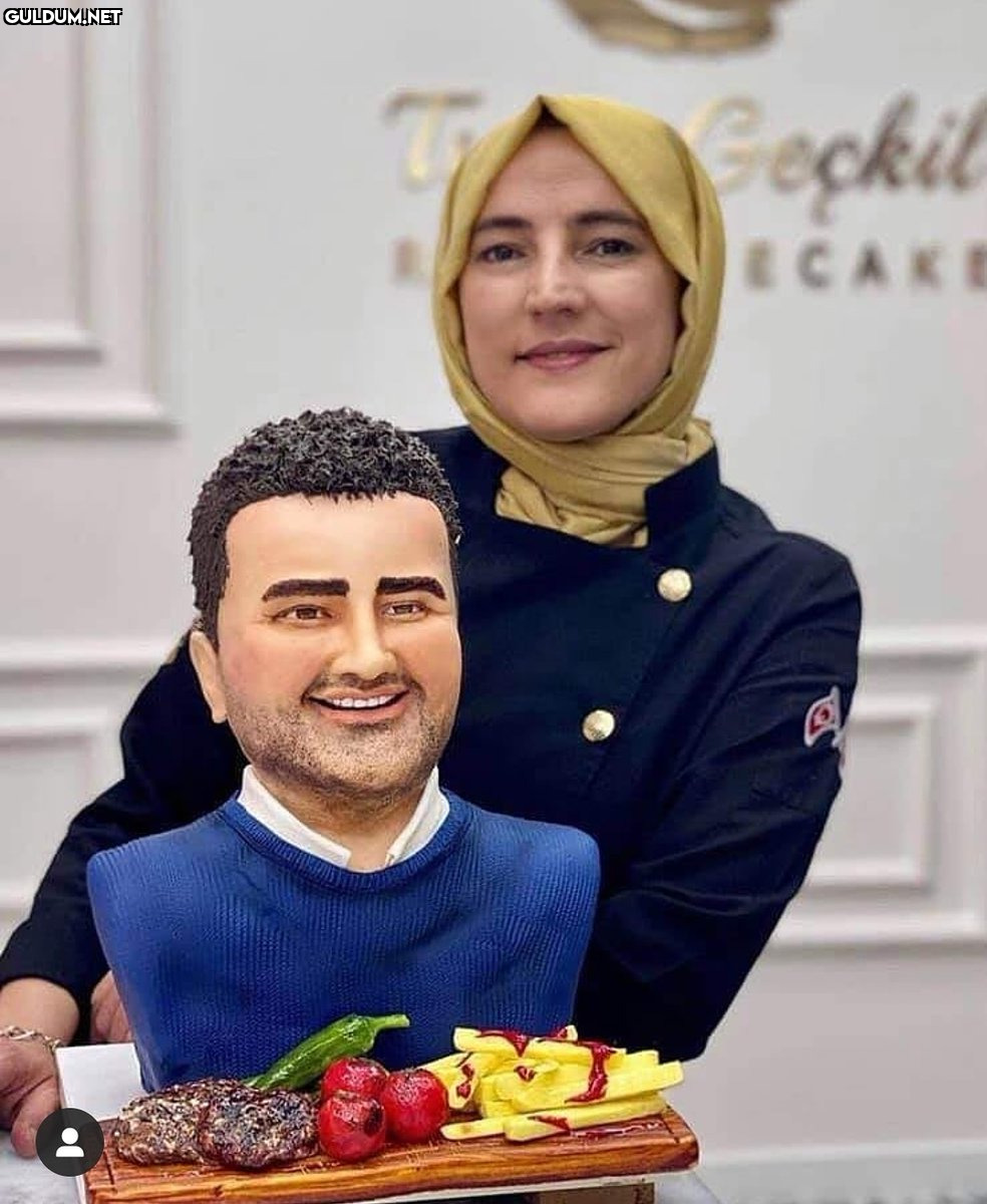 czn Burak şeklinde pasta mi