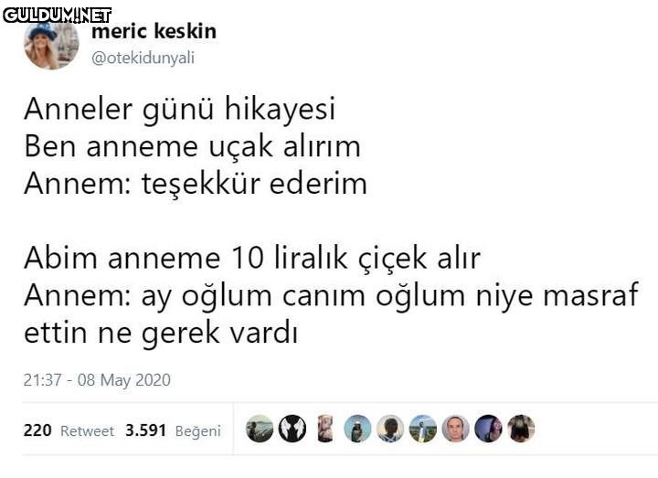 meric keskin @otekidunyali...